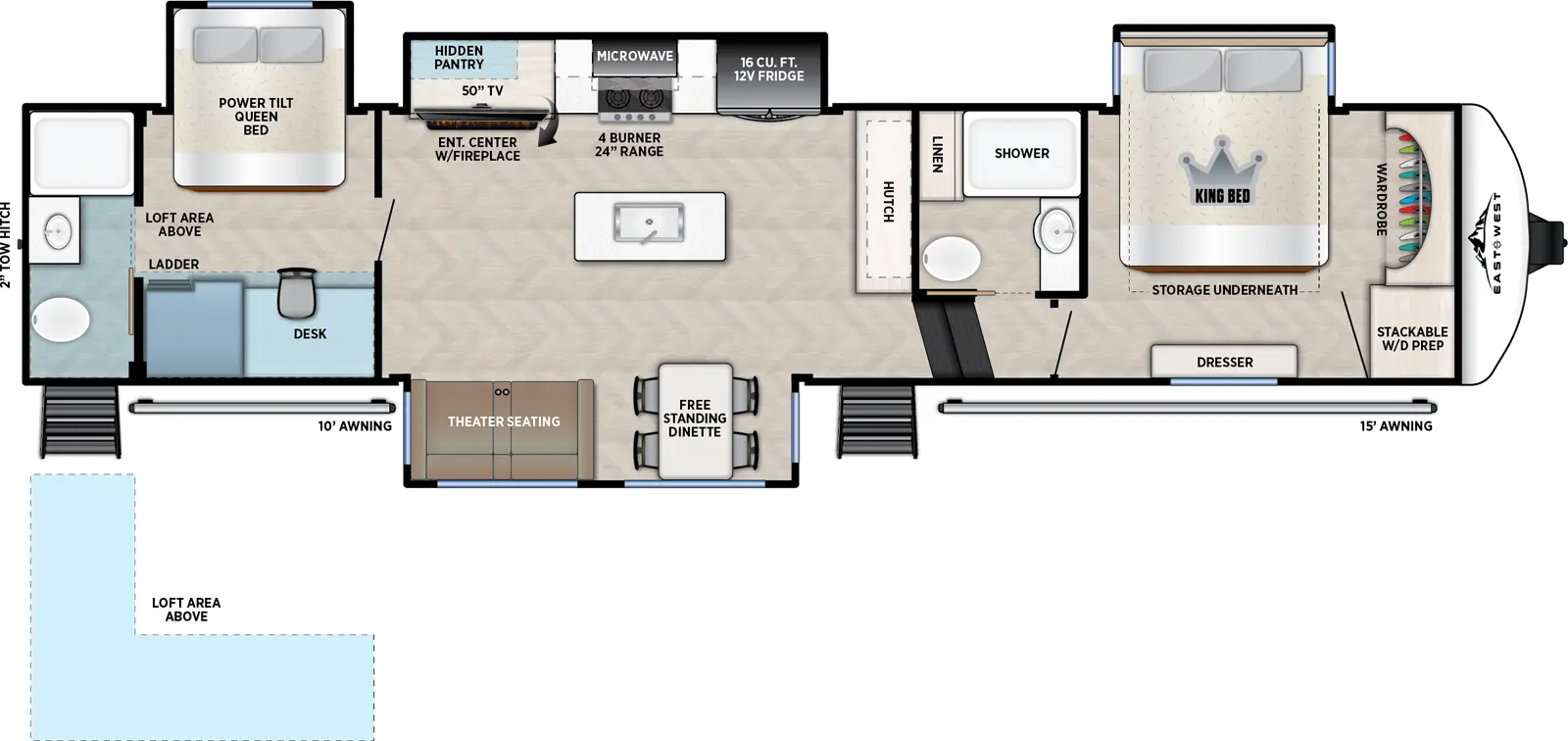 Blackthorn 3820DSL Floorplan